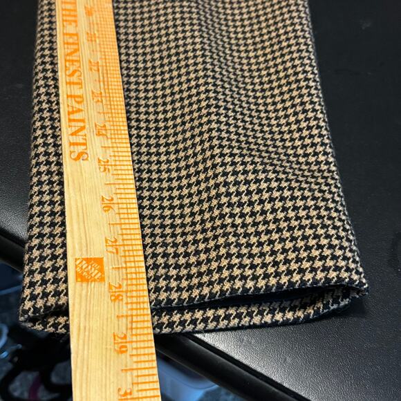 Talbots Pants Womens Size 6 Wool Blend Houndstooth Plaid Trouser Office Academia - Picture 6 of 6